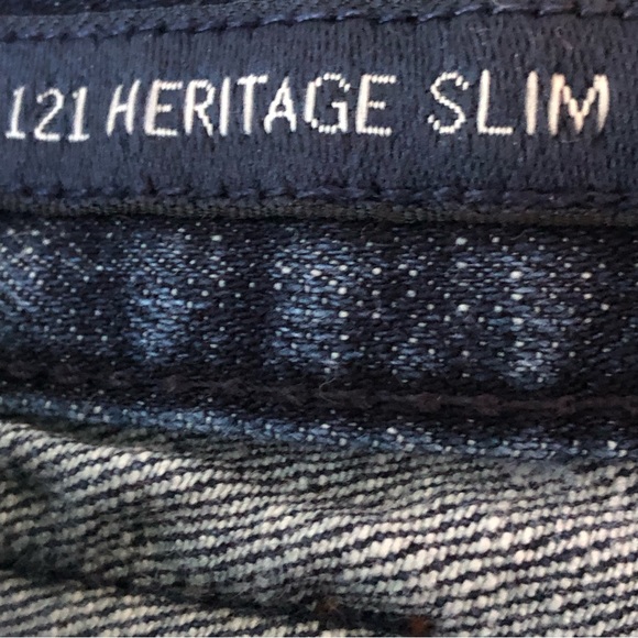 LUCKY BRAND 121 Heritage Slim Button Up Straight Leg Men’s Jeans. Size Waist 36. - Picture 9 of 12